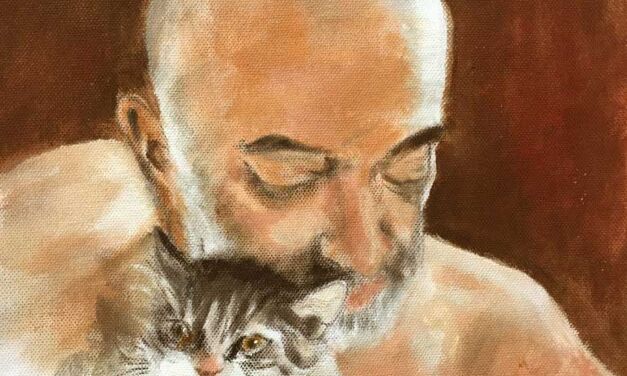 Homme au chat