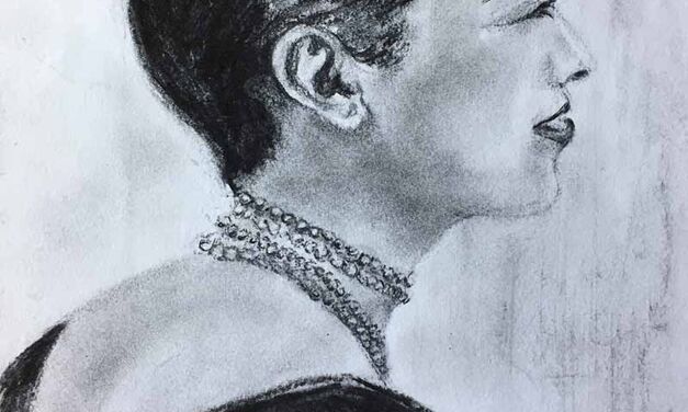 D’après une photo de Joséphine Baker