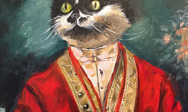 Chat, portrait royal