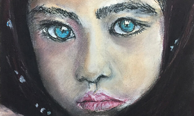 La petite fille aux yeux bleus